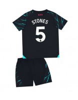 Manchester City John Stones #5 Kolmaspaita Lasten 2023-24 Lyhythihainen (+ shortsit)